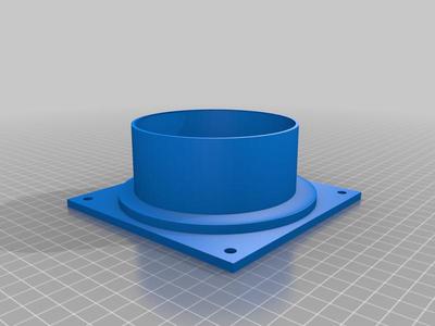 4" HVAC Tube Adapter
