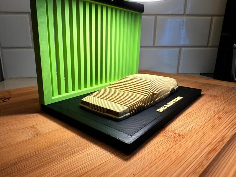 DeLorean DMC-12 - Layered Car Art