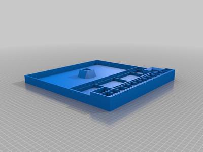 Paint tray for painting N scale