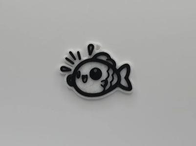 Cute Fish Keychain   