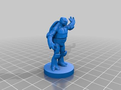 turtle holding pizza