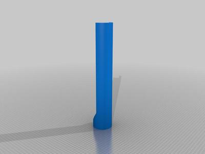 Tool tray slide for 3" PVC tool tube