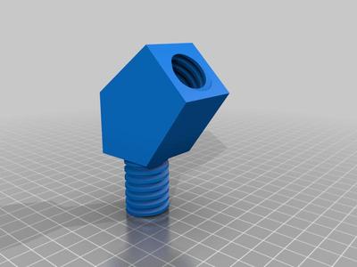 Broom 45 degree adapter 