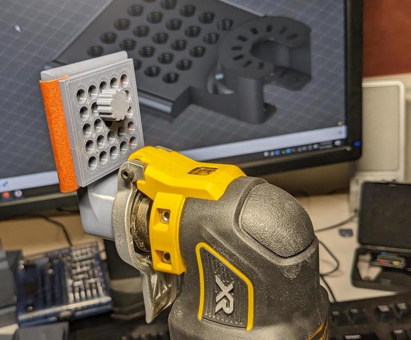Sandpaper Adapter for Oscillating Multitool