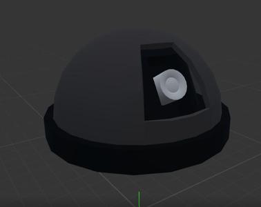 Fake camera with LED space!