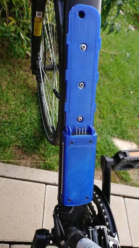 Akkuhalter downtube battery mount for ebike Prophete Ananda controller, new release!