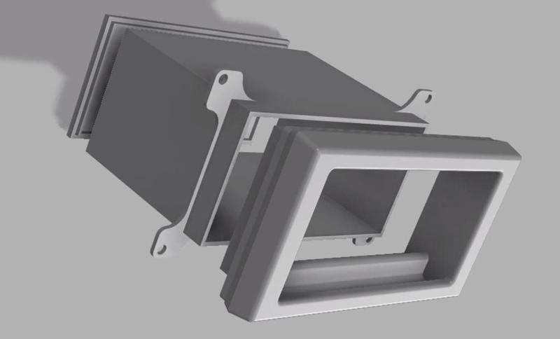 MR2 Spyder 2DIN Cubby with Phone Dock