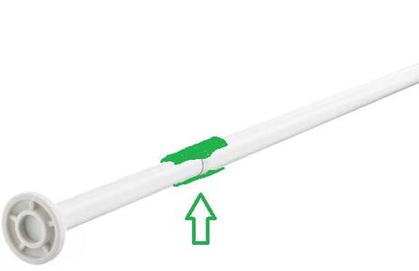 SturdyLink - Curtain Rod Connector Clip