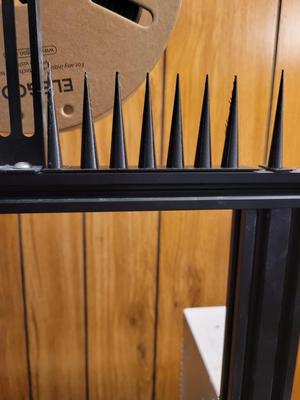 Anti-bird landing strip for 2020 aluminum extrusion frame