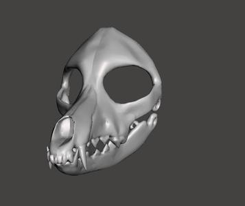 REMIXED skulldog fursuit base (low poly)