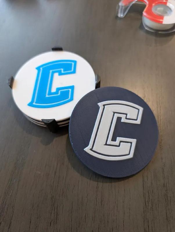 Creighton University Athletics Coasters & Holder   