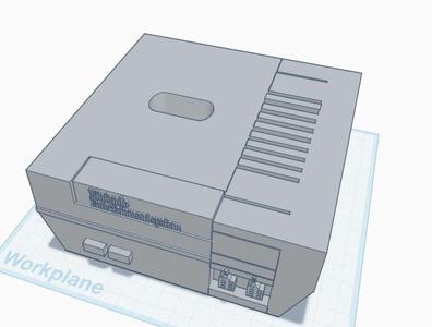 Nintendo Entertainment System remote holder with coaster storage   
