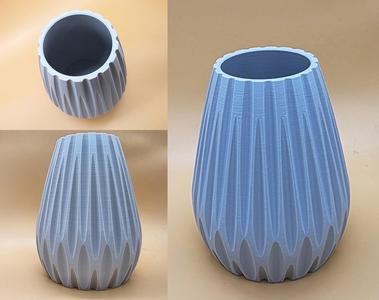 Serrated Flower Vase