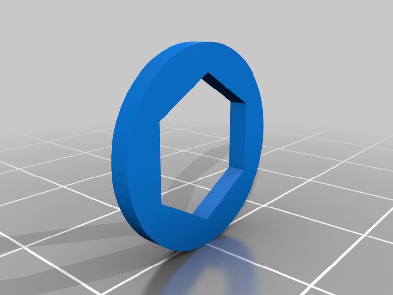 0.375" Hex X 0.0625" Spacer