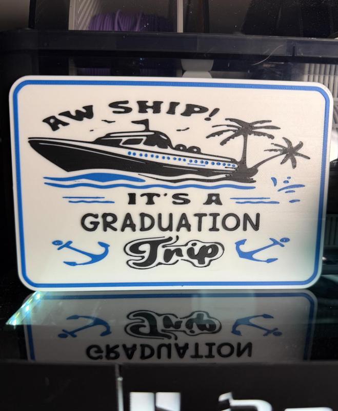 AW SHIP! IT'S A GRADUATION TRIP! 