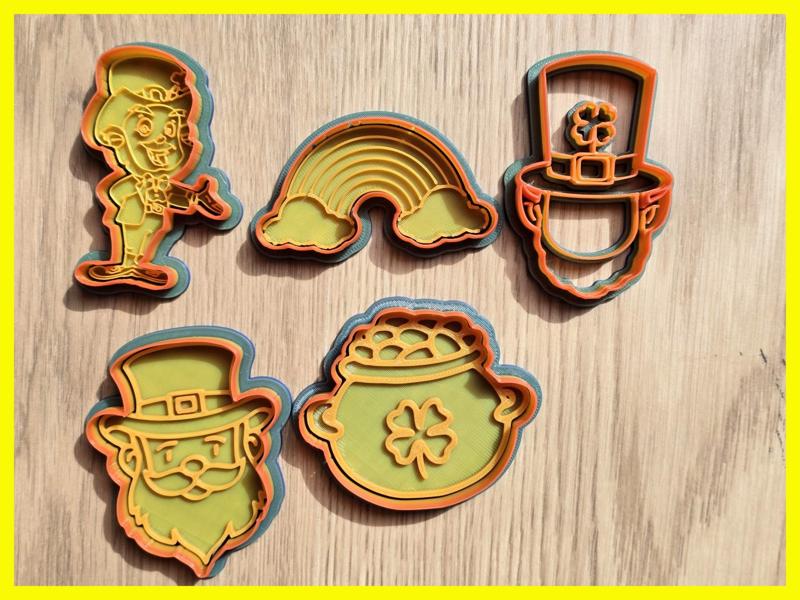 Saint Patrick Day Leprechaun Cookie Cutter Playdoh