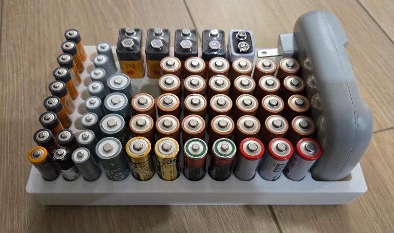 Gridfinity IKEA Stenkol Charger and Battery Storage Organizer   