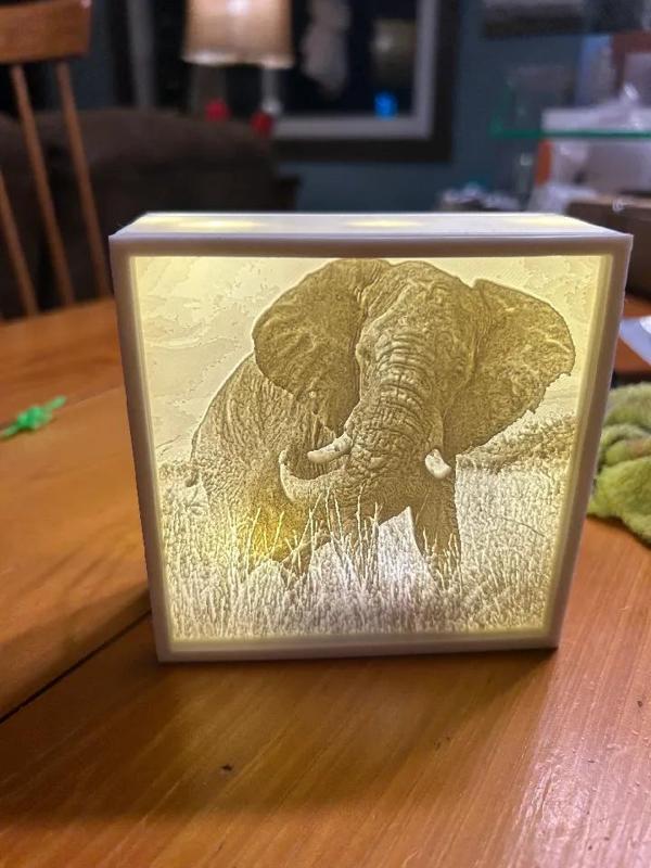 Double Sided Lithopane Box   