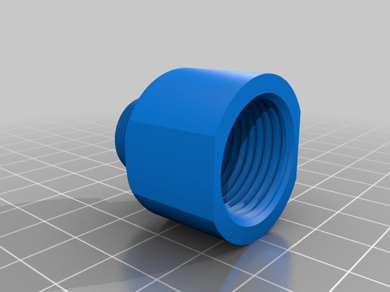 Sprinkler nozzle to half inch pipe adapter