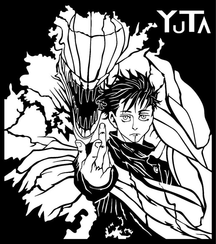 Yuta Okkotsu stencil 2