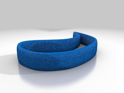 bloque fenêtre courbe