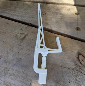 Vertical Laptop Stand with G-Clamp