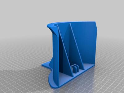 quest 3 wall mount by 10p6 remix no support and nose support