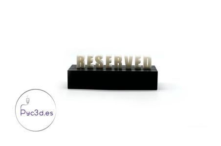 RESERVED TABLE SIGN 100% CUSTOMIZABLE WITH DIFFERENT TEXTS