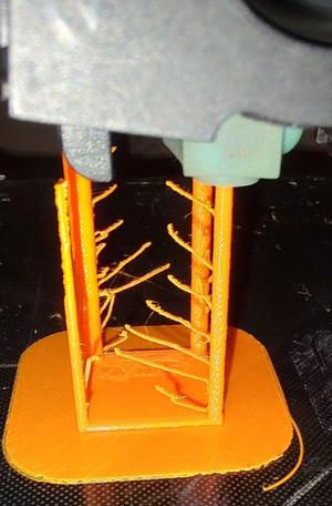 Retraction test 5mm 4mm 3mm 2mm
