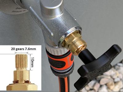Handle for 20-teeth (20-point) tap cartridge valve