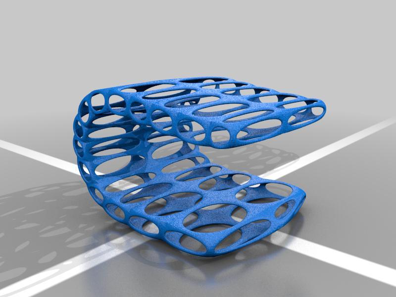 Voronoi Chair & Footrest