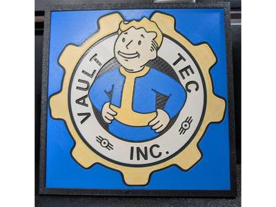 Fallout Vault-Tec Logo HueForge