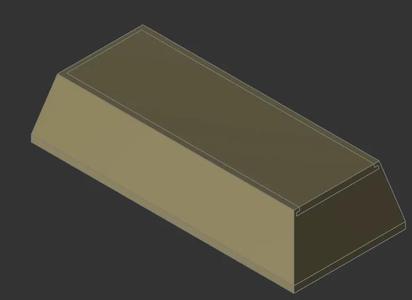 Gold Bar Container   