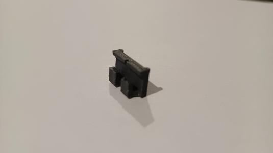 Slotcar track holder clip