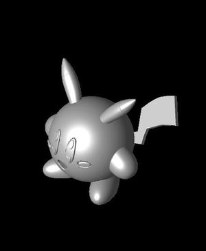 klirby pikachu 3mf