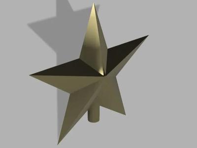 christmas tree star ornament   