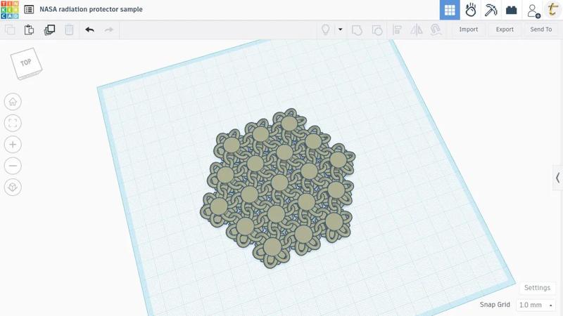 NASA radiation protector sample   