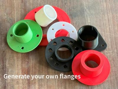 Flange-o-matic - parametric flange generator
