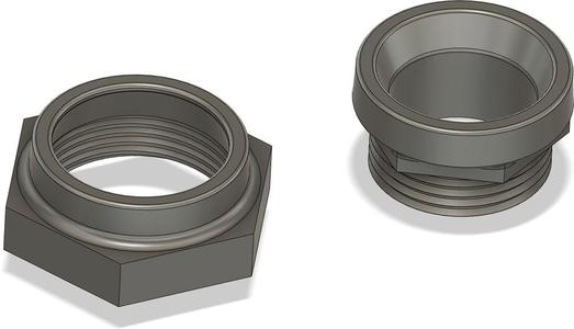 Vacuum pomp adapters ⌀27×1.5mm ⌀24×1.6mm