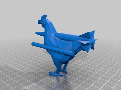 Fluffles the Weaponized Chicken