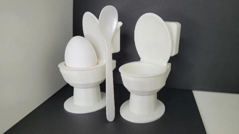Ei-Pott / toilet for eggs   