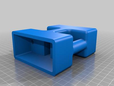 Schuko Messadapter 2 Polig für Zangenamperemeter / 2-pin measuring adapter for clip-on ammeter
