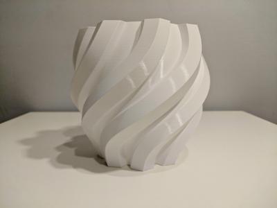 Twisted Hexagon Vase