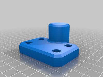 base with offset post 