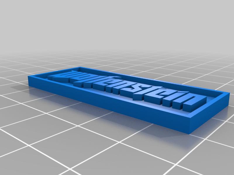 Wolfenstein key chain, earring, dogtag, jewlery