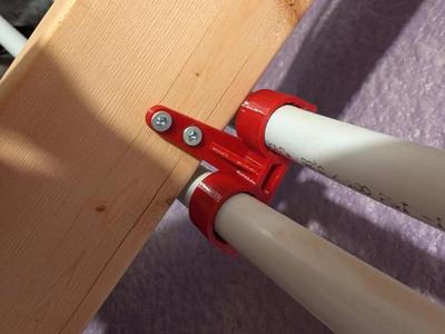 1/2 PEX bracket with 90 deg angle   