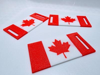 Canadian Flag Backpack & Bag Tags - Travel Tags