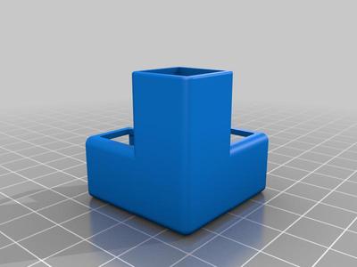 3 Ways Corner Joint - Square Dowel Rod