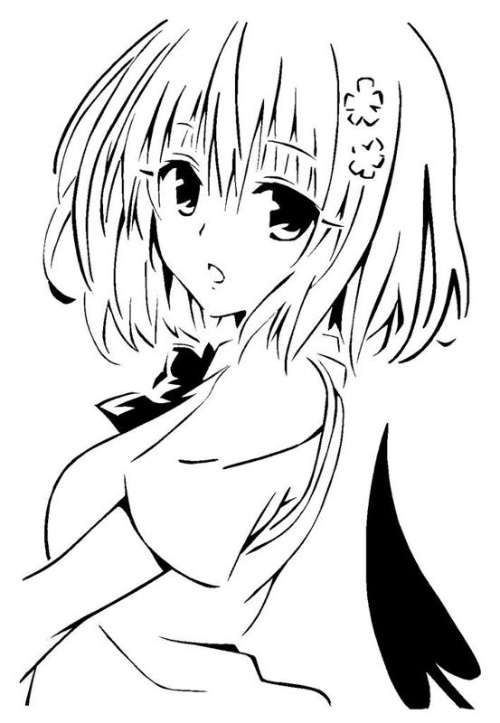 Momo Deviluke stencil