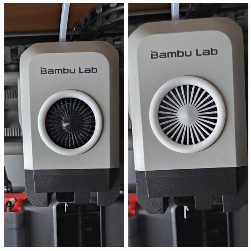 P1S/P1P and X1 Toolhead Fan Cover Airplane engine